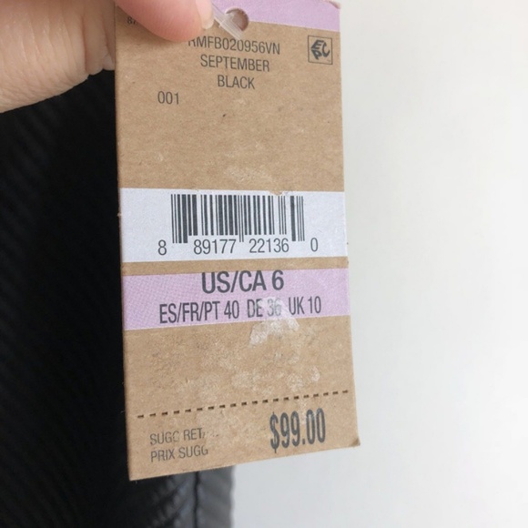 NWT Rachel Roy Faux Leather Skirt - Picture 4 of 4